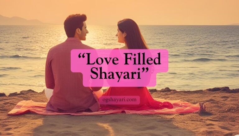 love filled shayari