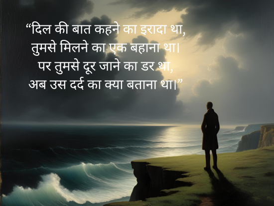 sad shayari image