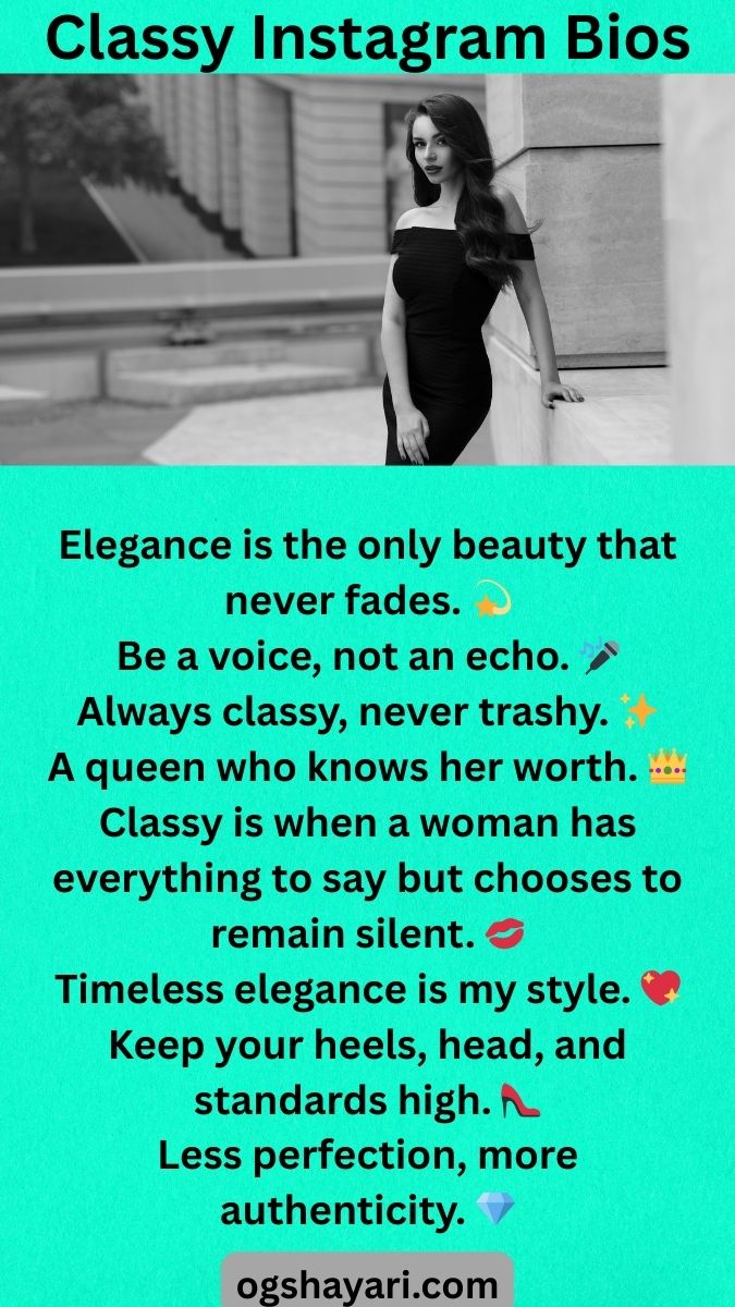 instagram bio for girls simple