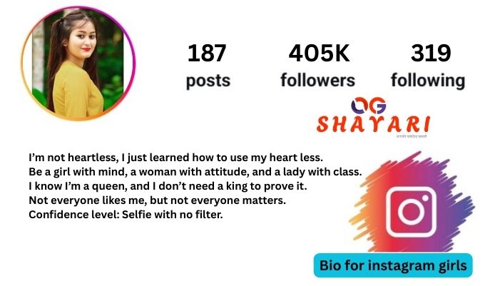 bio for instagram girls